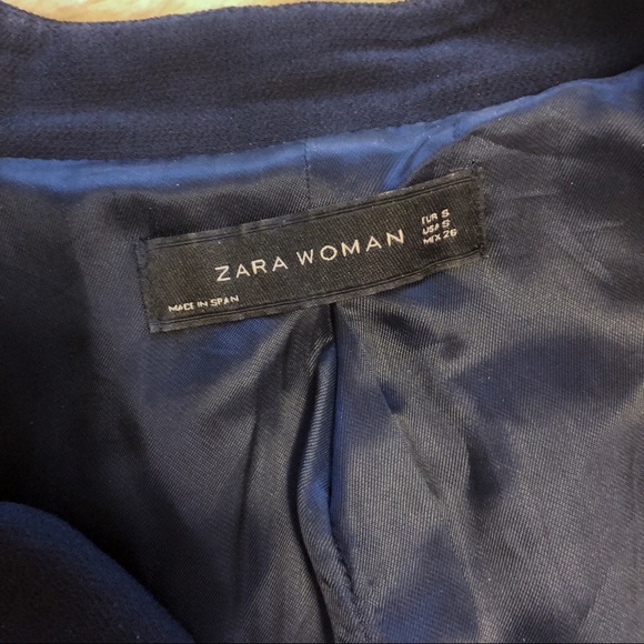 ZARA Navy Blazer with Gold Buttons - Picture 7 of 7